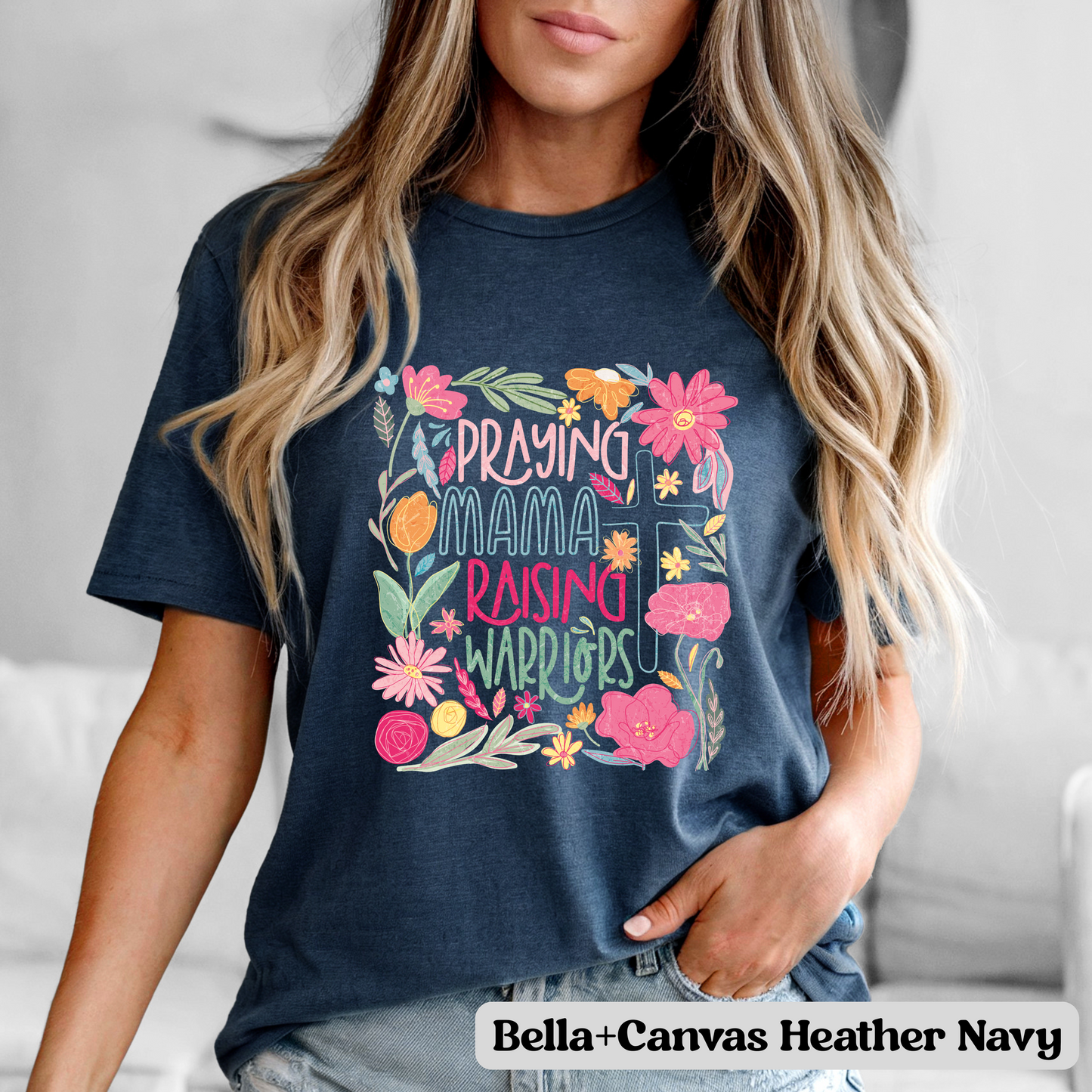 Praying Mama Raising Warriors- T-Shirt