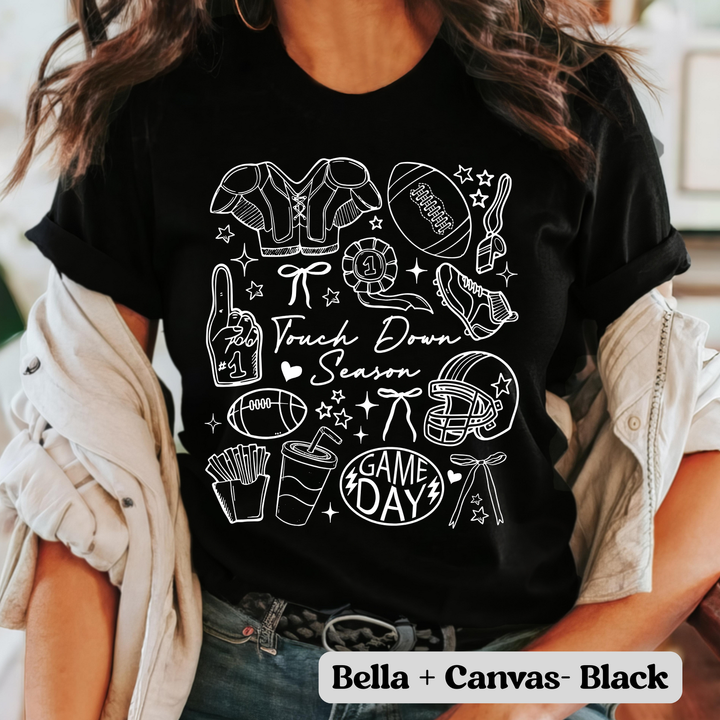 Touch Down Season Shirt- 4 Color Options