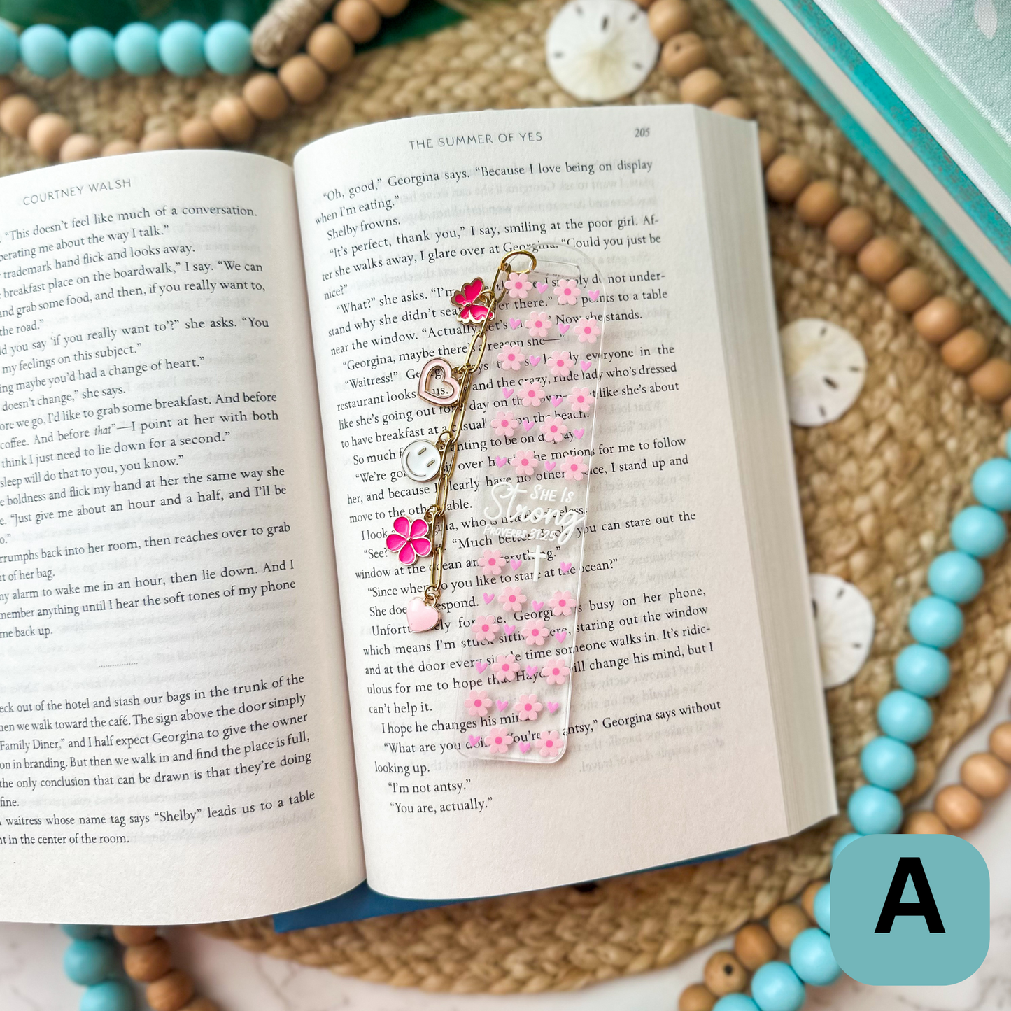 She is Strong- Clear Acrylic Bookmark