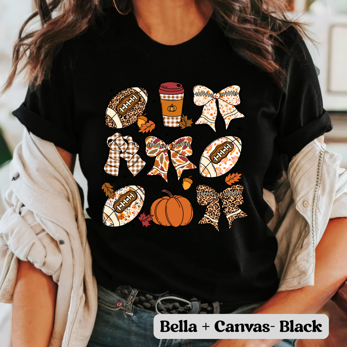 Fall Football Shirt- 3 Color Options