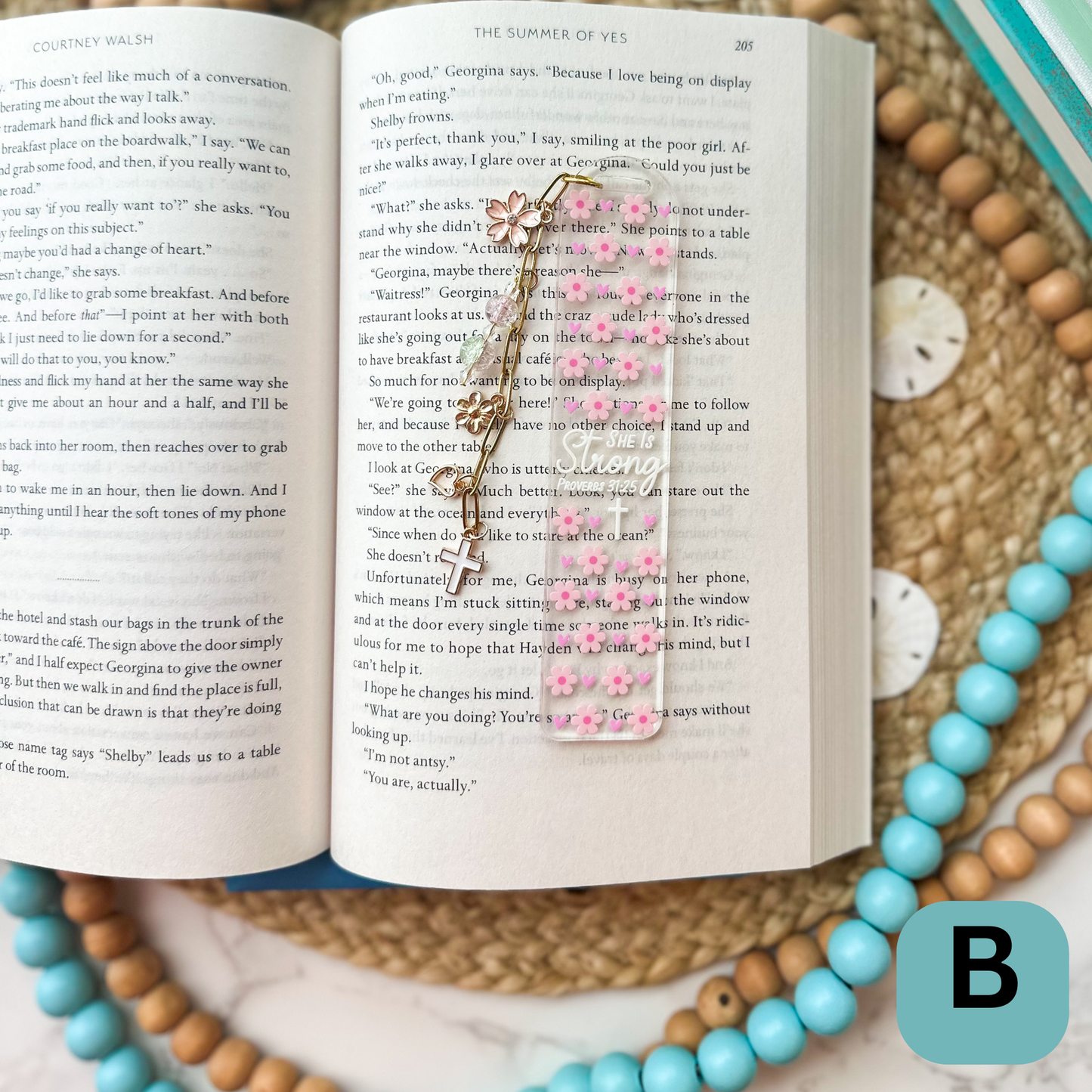She is Strong- Clear Acrylic Bookmark