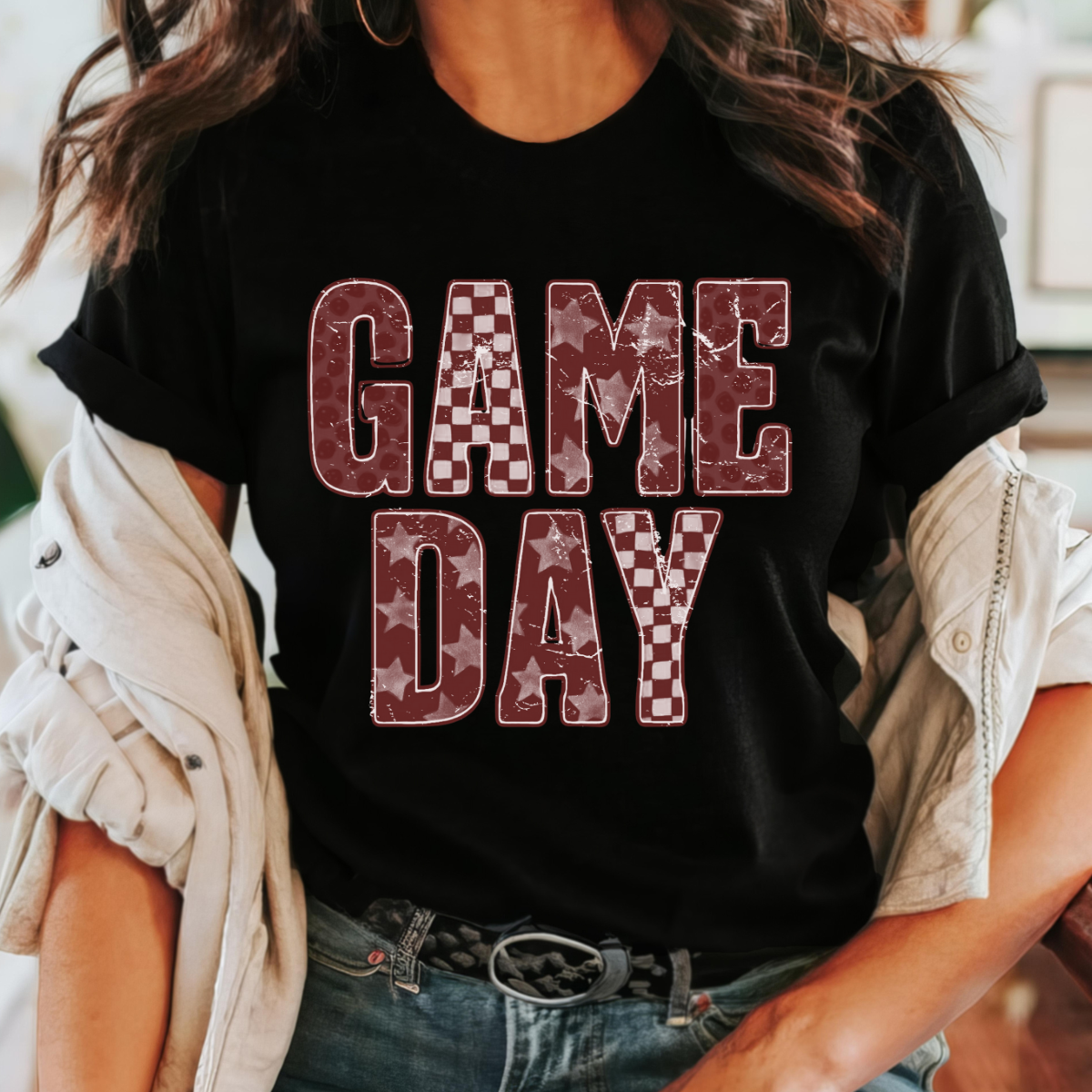 Game Day Maroon- Shirt, Crewneck or Hoodie
