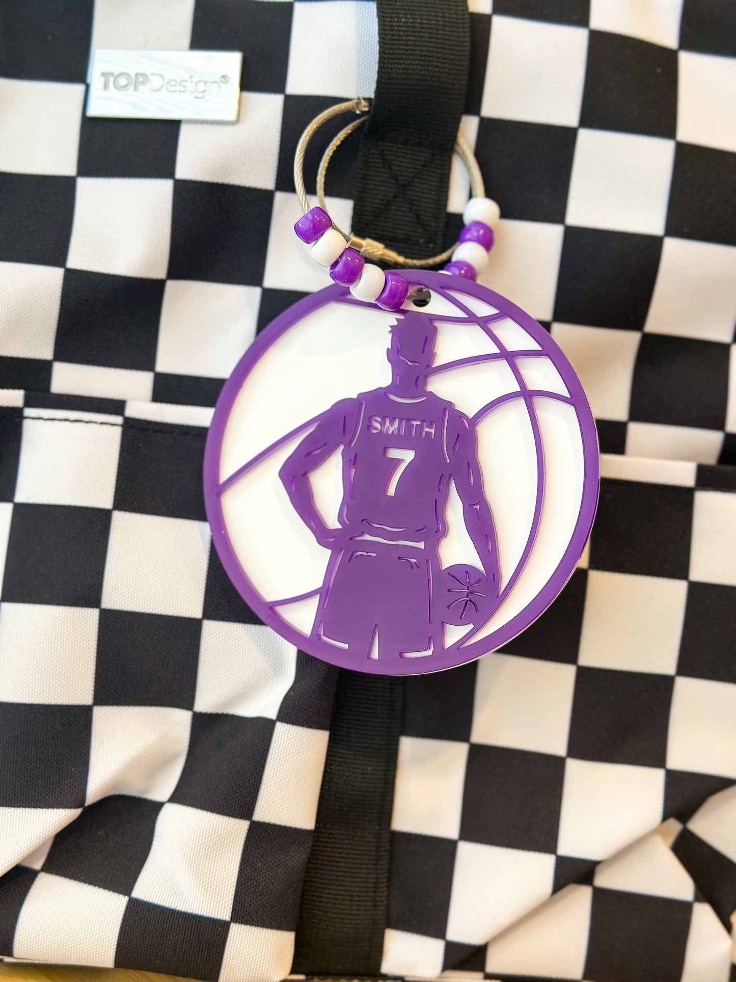 Basketball Bag Tag- Custom