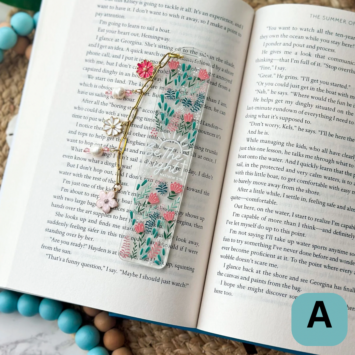 Be the Light- Clear Acrylic Bookmark
