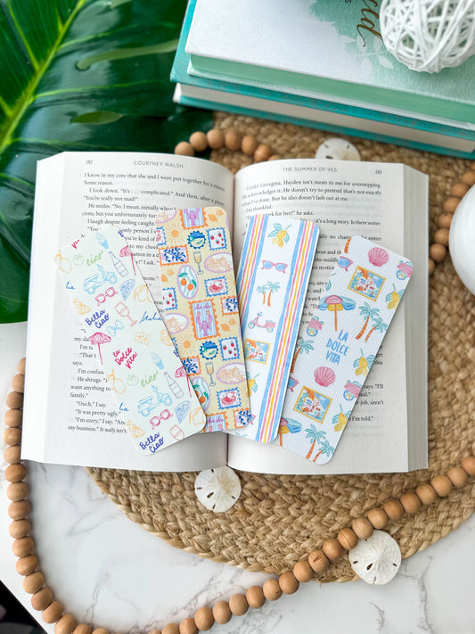 Almafi Coast Inspired- Regular Bookmark