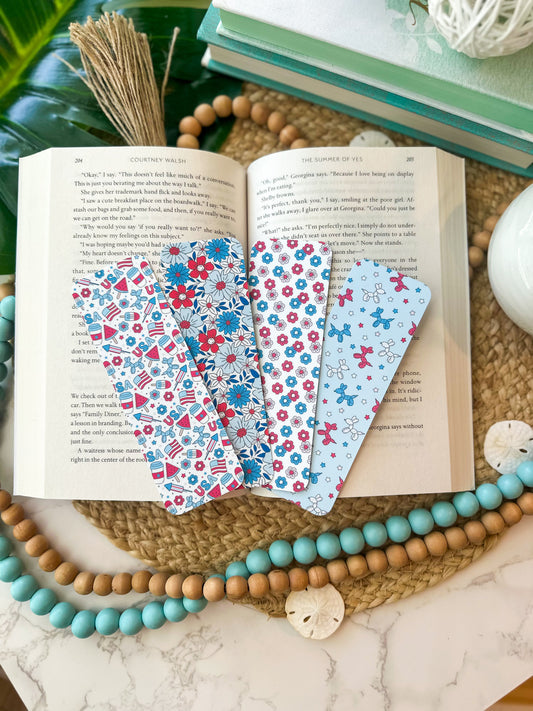 Patriotic Red, White, and Blue- Regular Bookmark