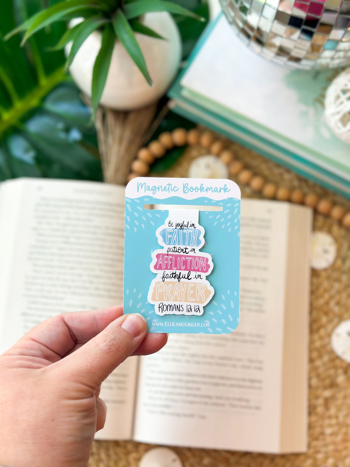 Magnetic Bookmark- Romans 12:12