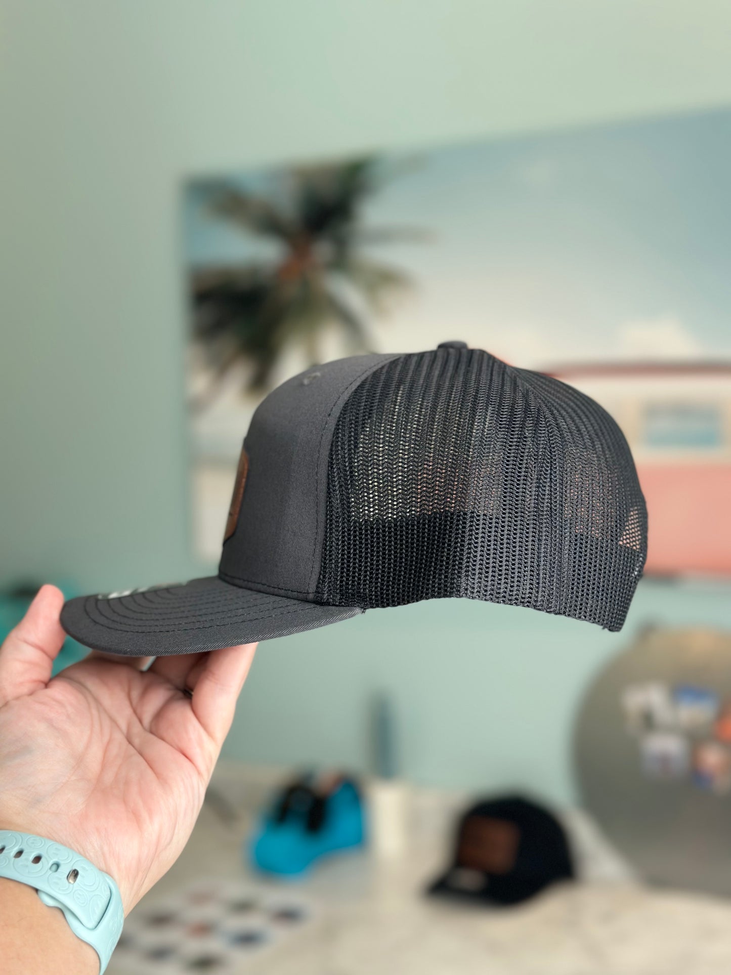 Custom Patch Trucker Hat- Grandpa Edition