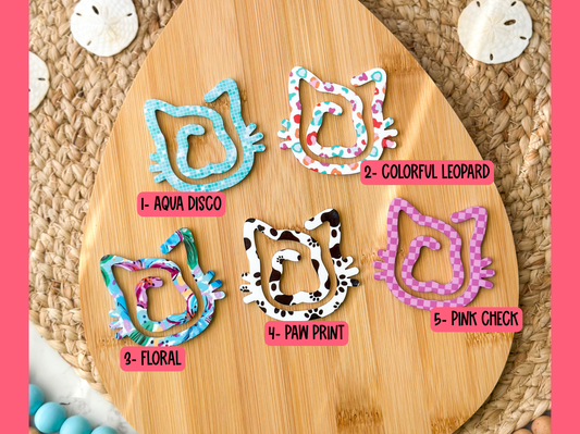 Acrylic Cat Bookmark