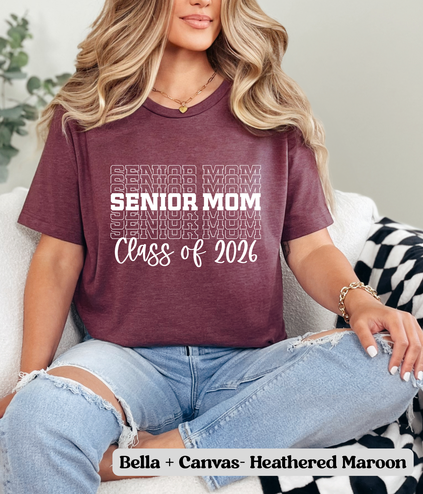 Senior Mom Stacked- T-shirt