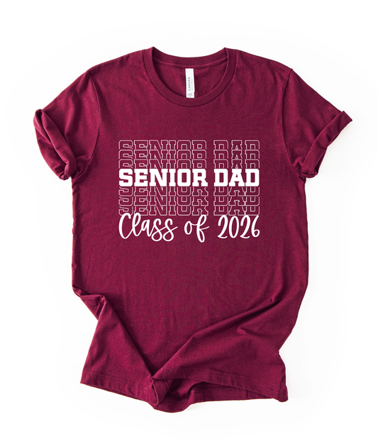 Senior Dad Stacked- T-shirt