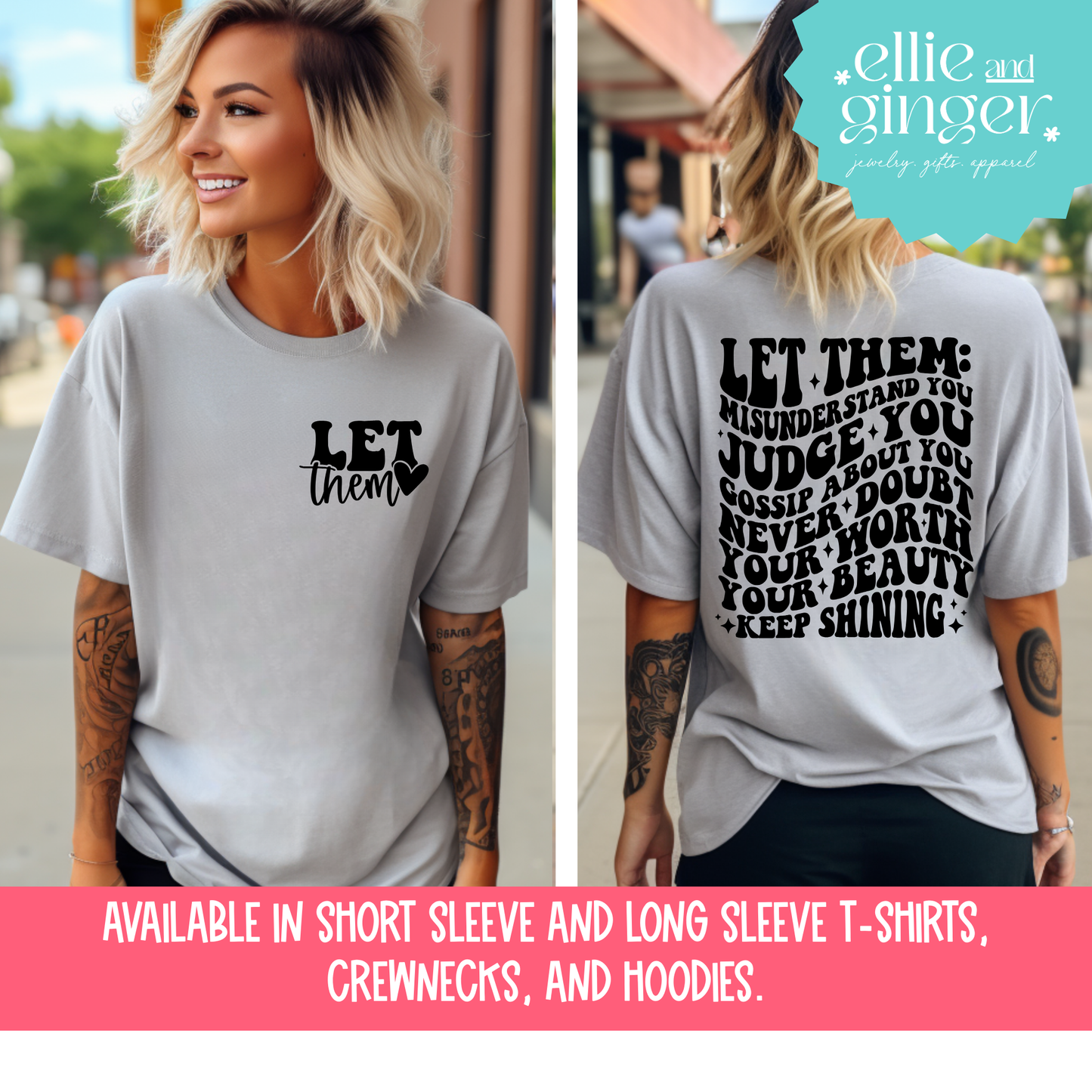 Let Them- Shirt, Crewneck or Hoodie