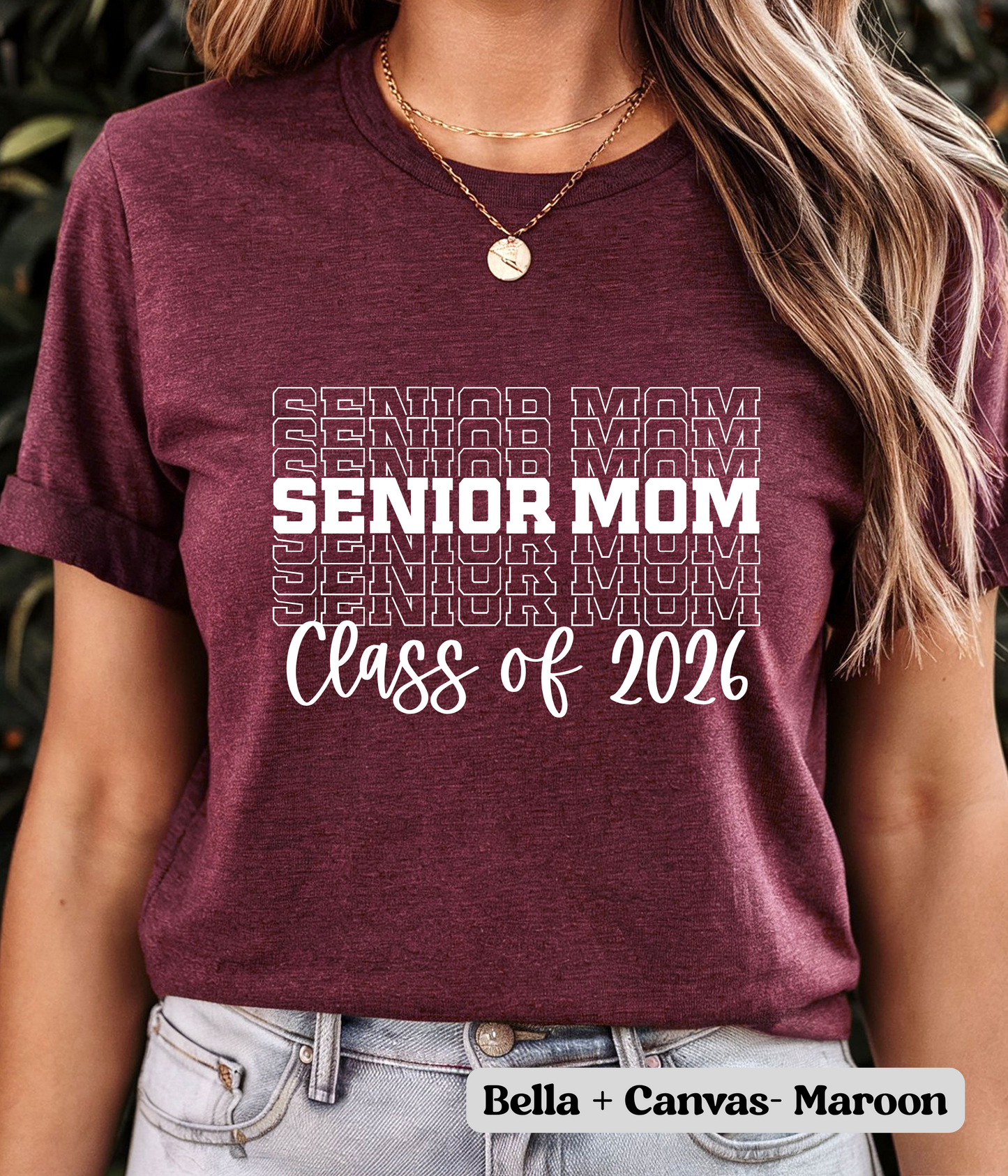 Senior Mom Stacked- T-shirt
