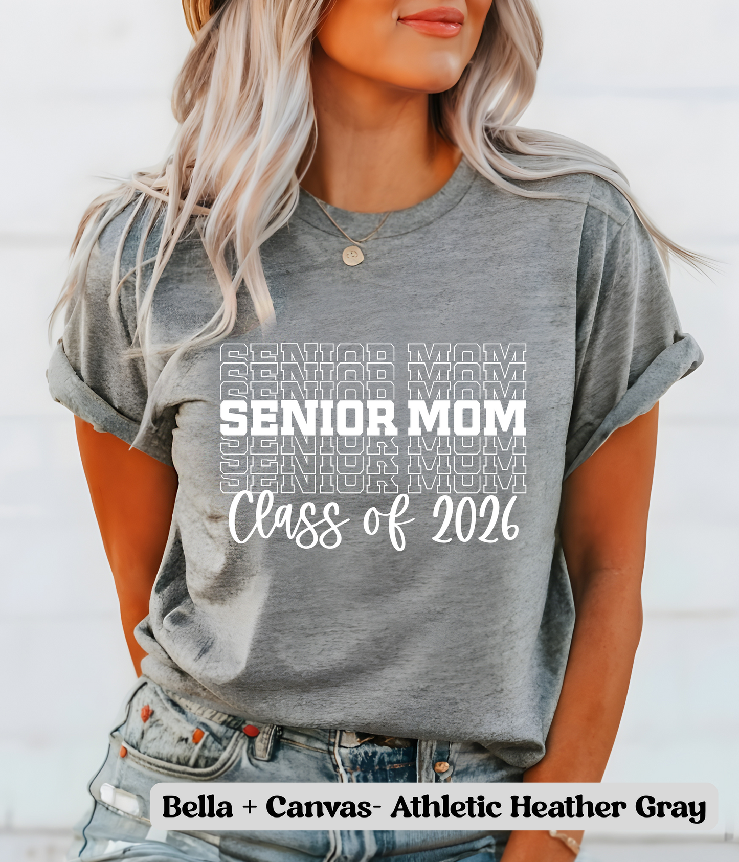 Senior Mom Stacked- T-shirt