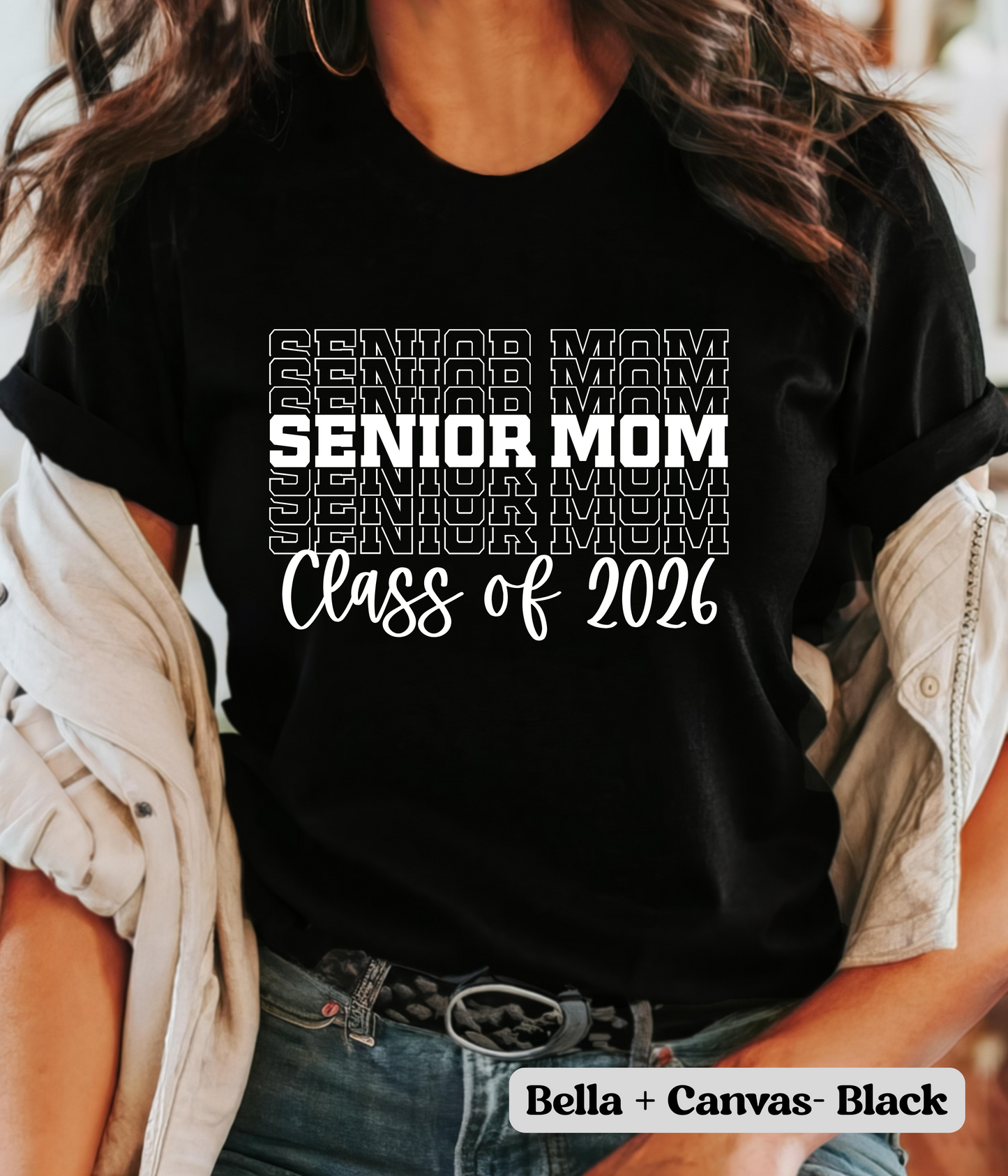 Senior Mom Stacked- T-shirt