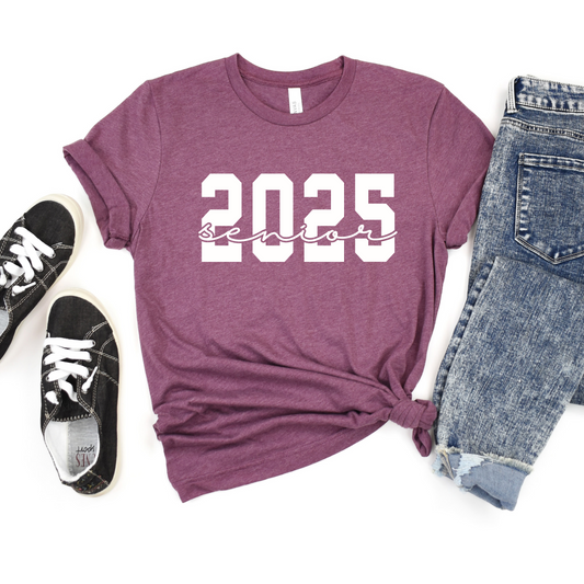 Senior Shirt- 2025 Senior script