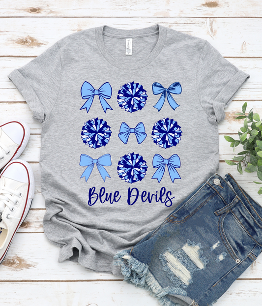 Blue Devils Cheer- Shirt, Crewneck or Hoodie