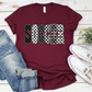 Soccer Black and White Check- Shirt, Crewneck or Hoodie