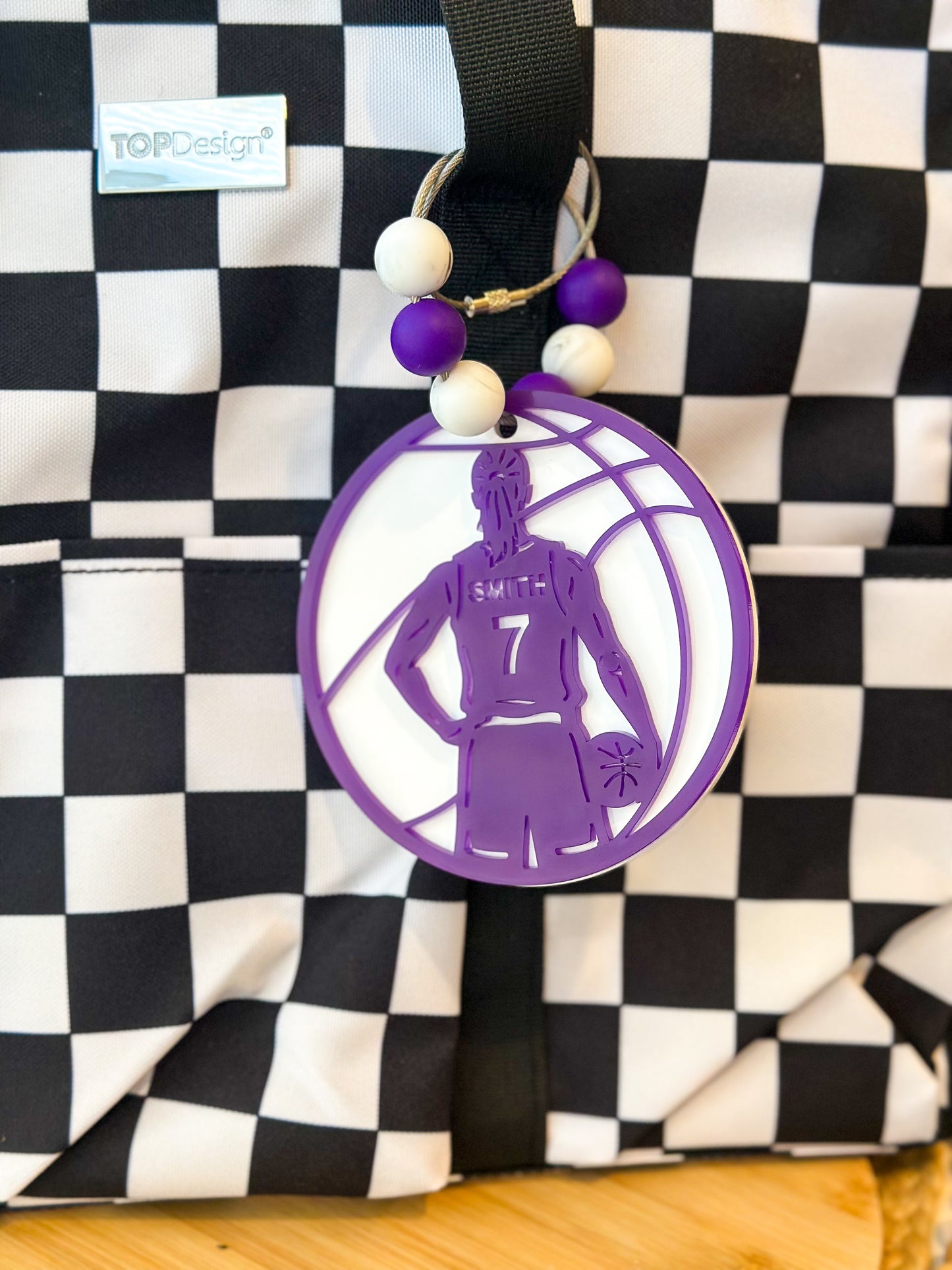 Basketball Bag Tag- Custom