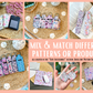 Acrylic Bookmarks- PATTERN SET TWO