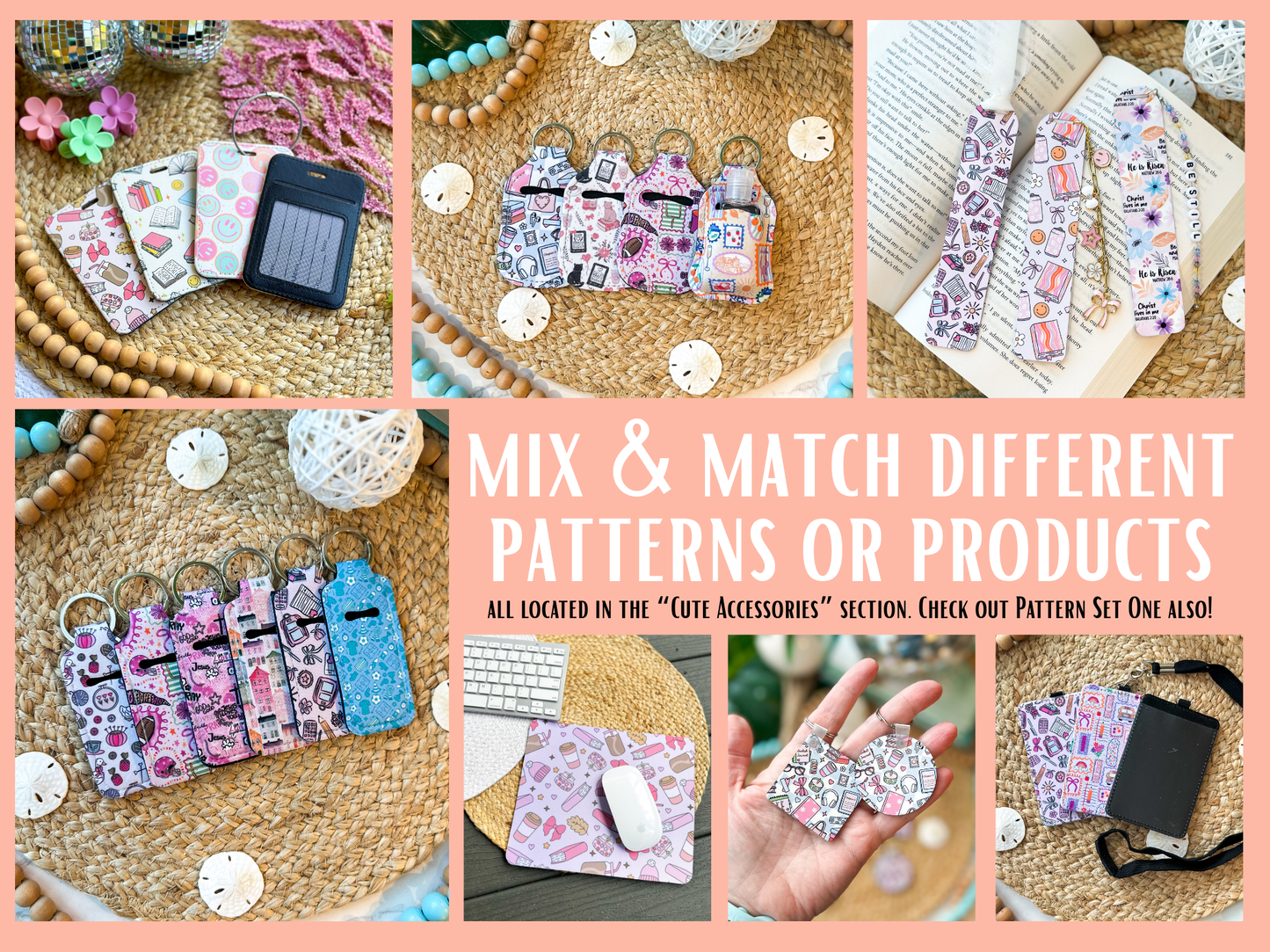 Acrylic Bookmarks- PATTERN SET TWO
