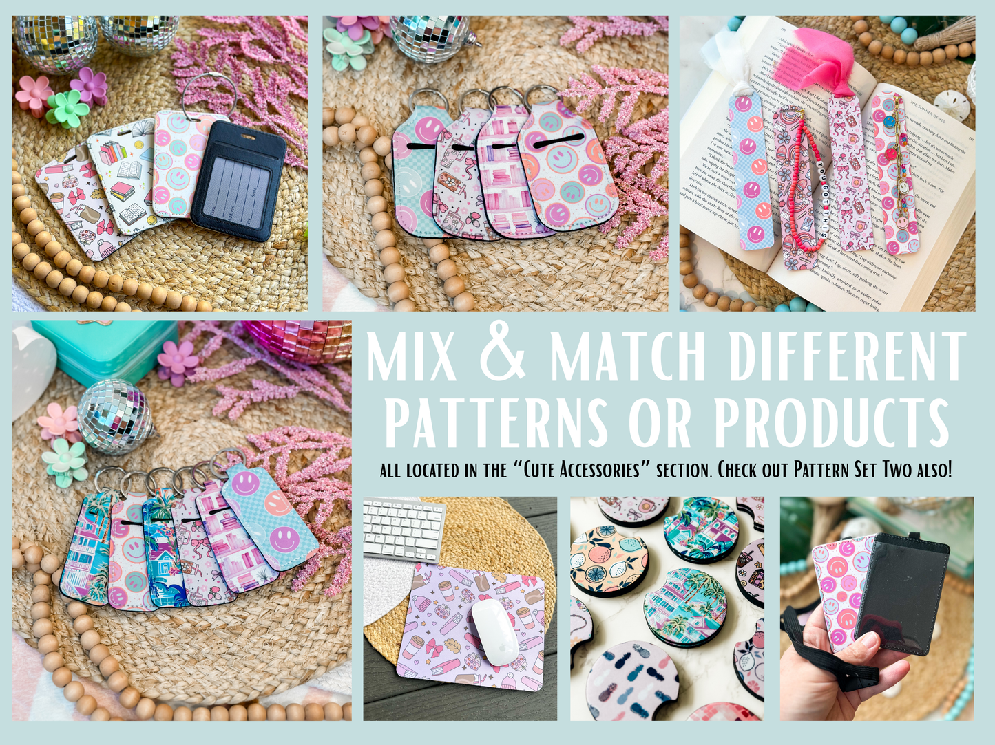 Acrylic Bookmarks- PATTERN SET ONE
