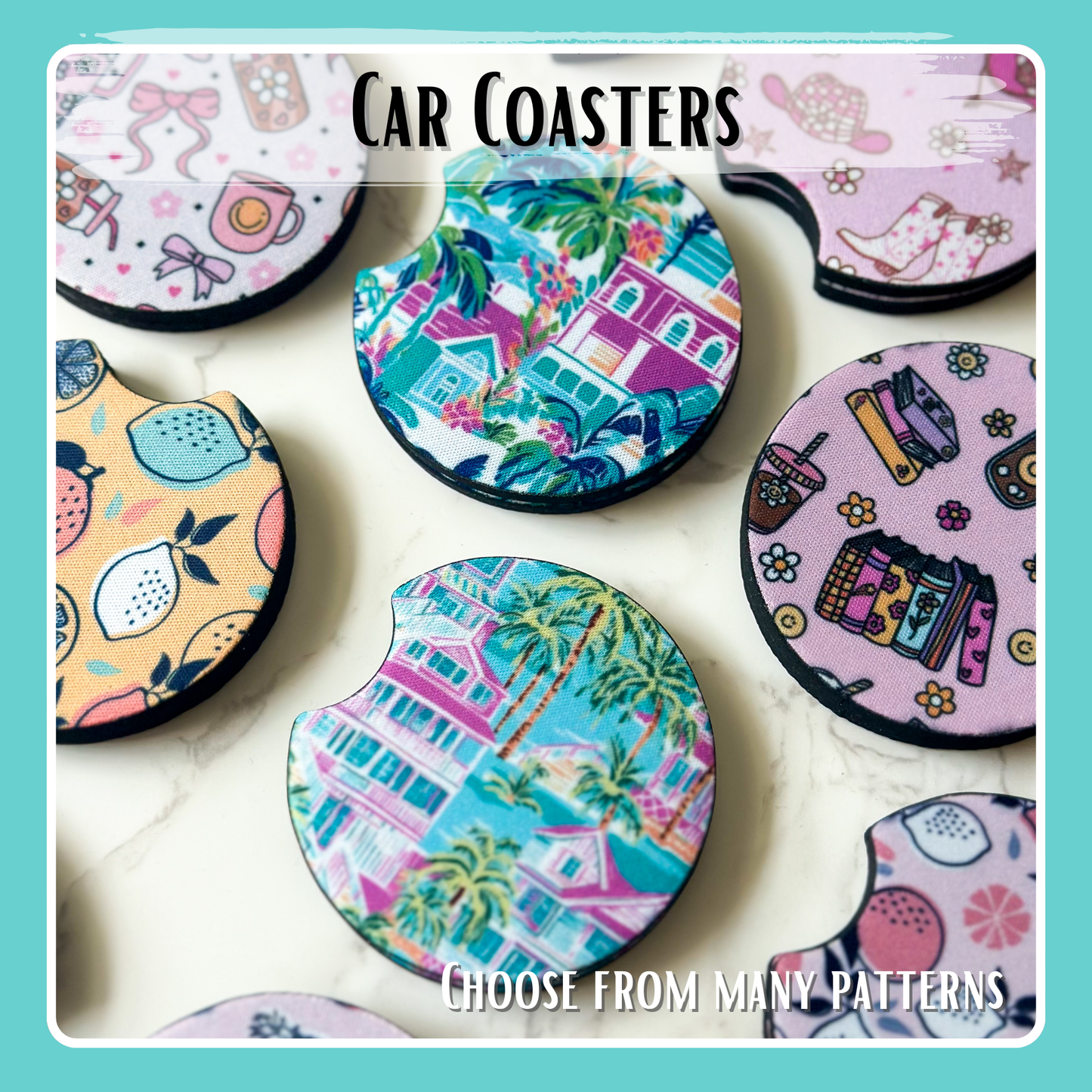 Car Coasters- Set of 2