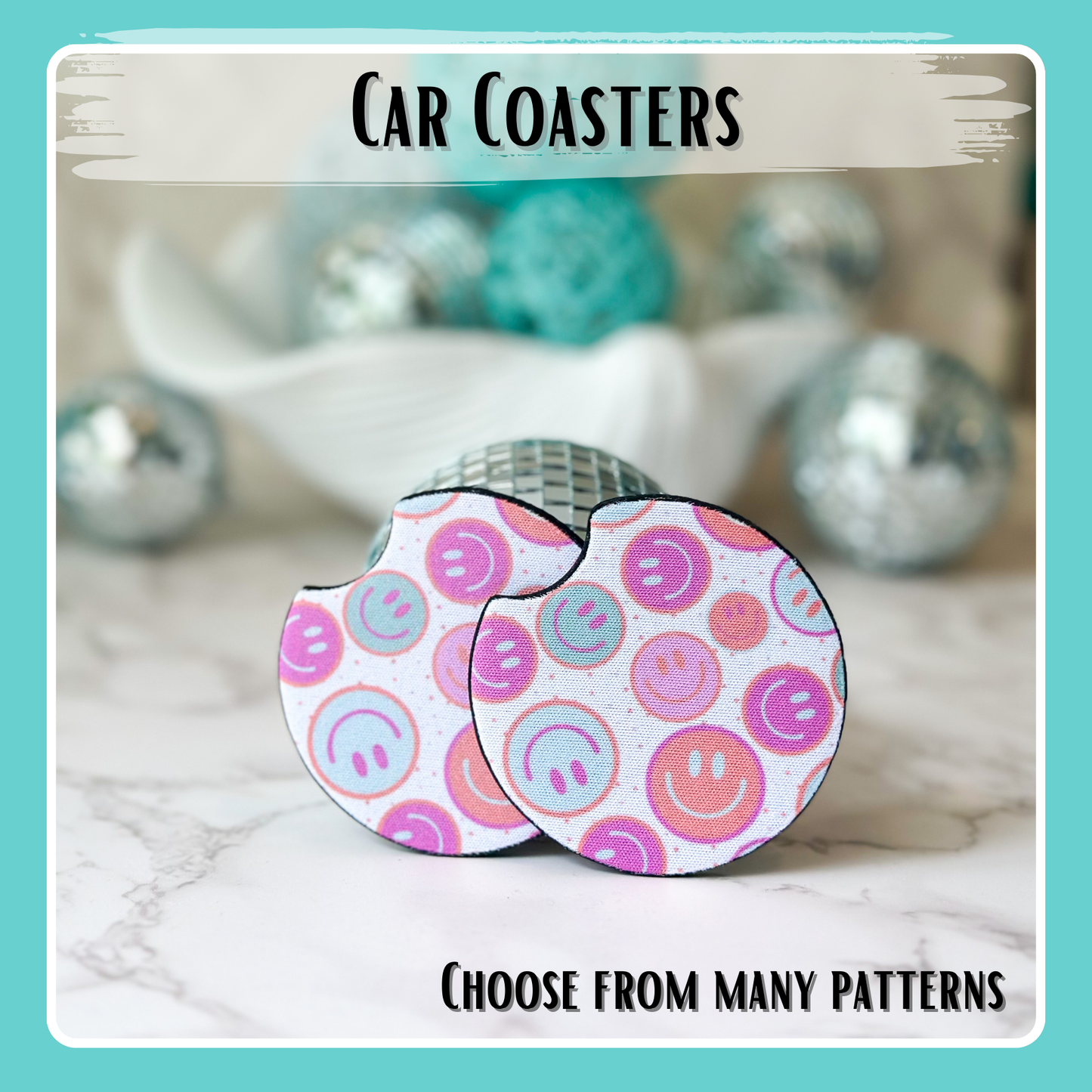 Car Coasters- Set of 2