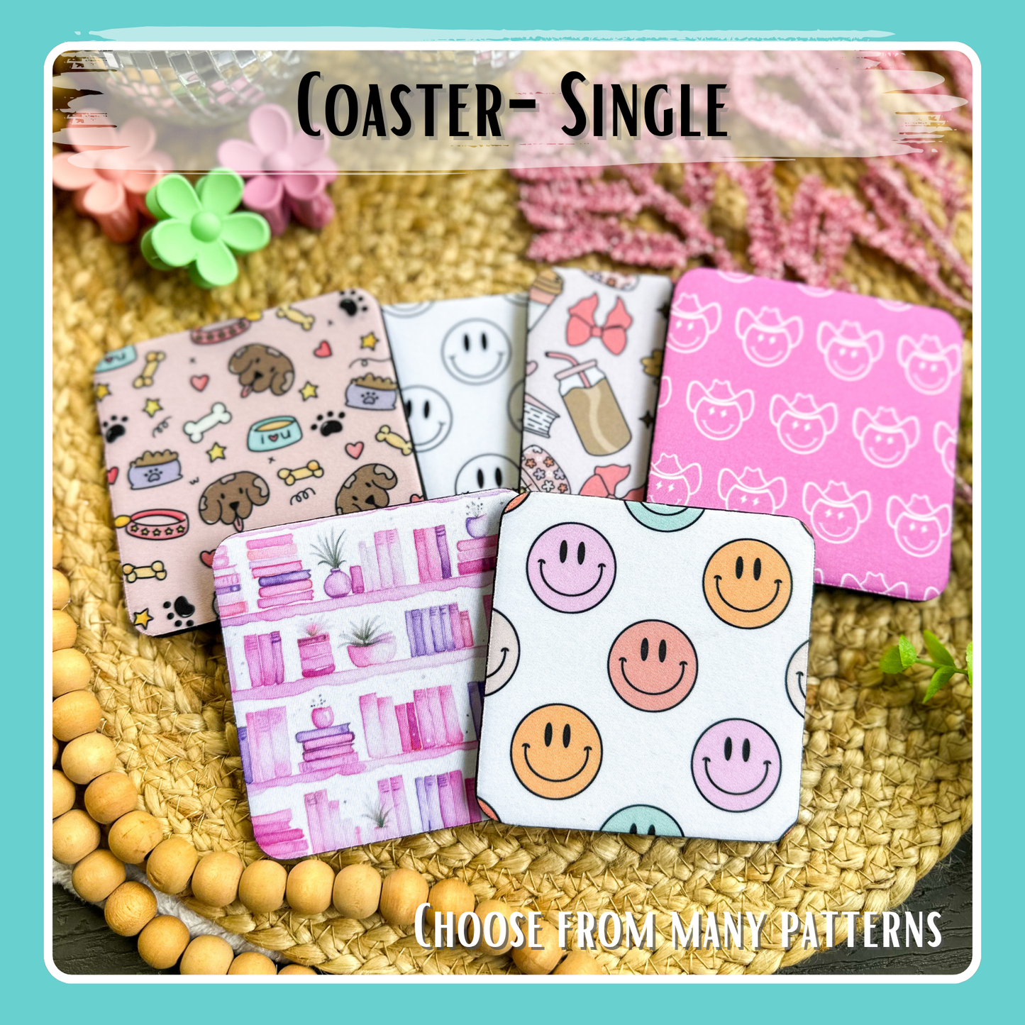 Cute Desk Coaster- Single