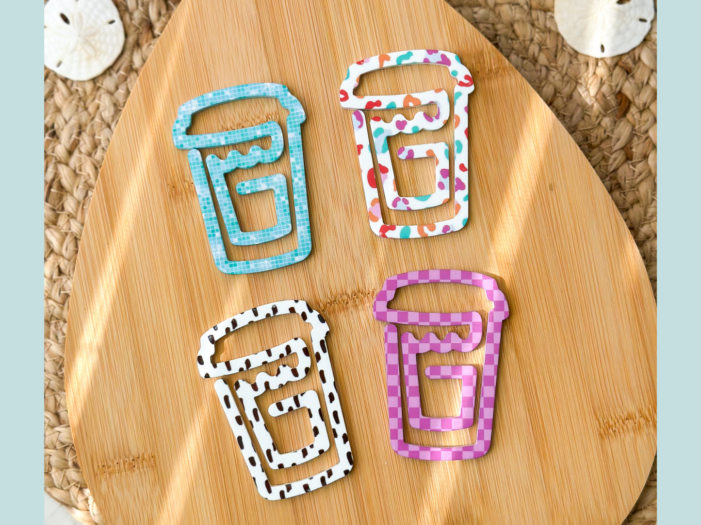 Coffee Cup Shaped Bookmark