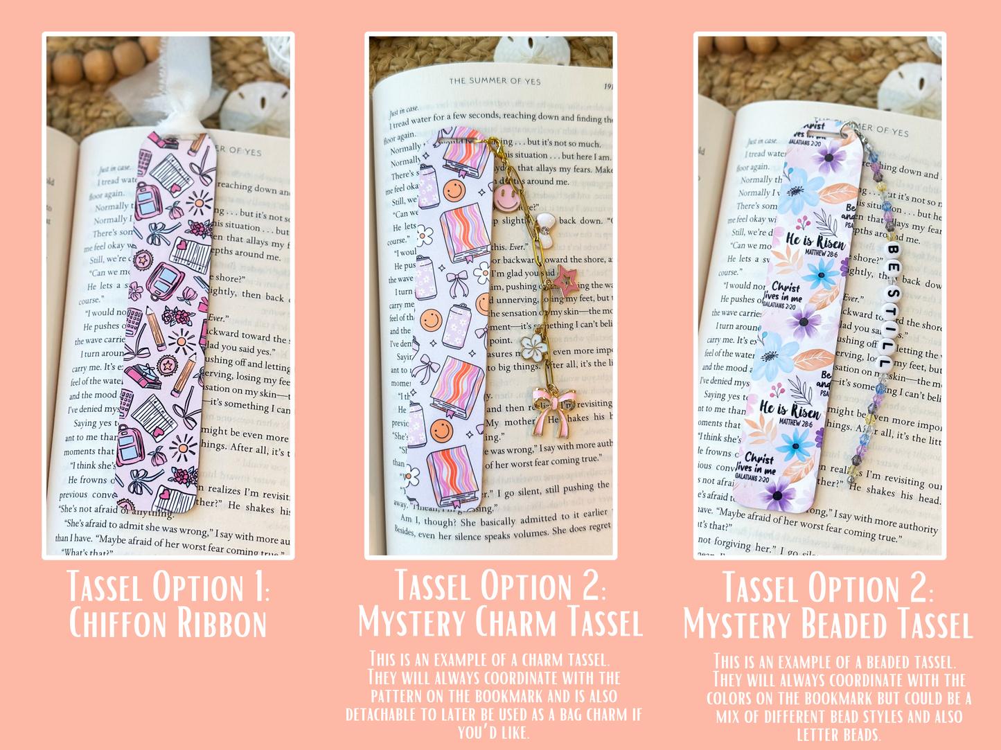 Acrylic Bookmarks- PATTERN SET TWO
