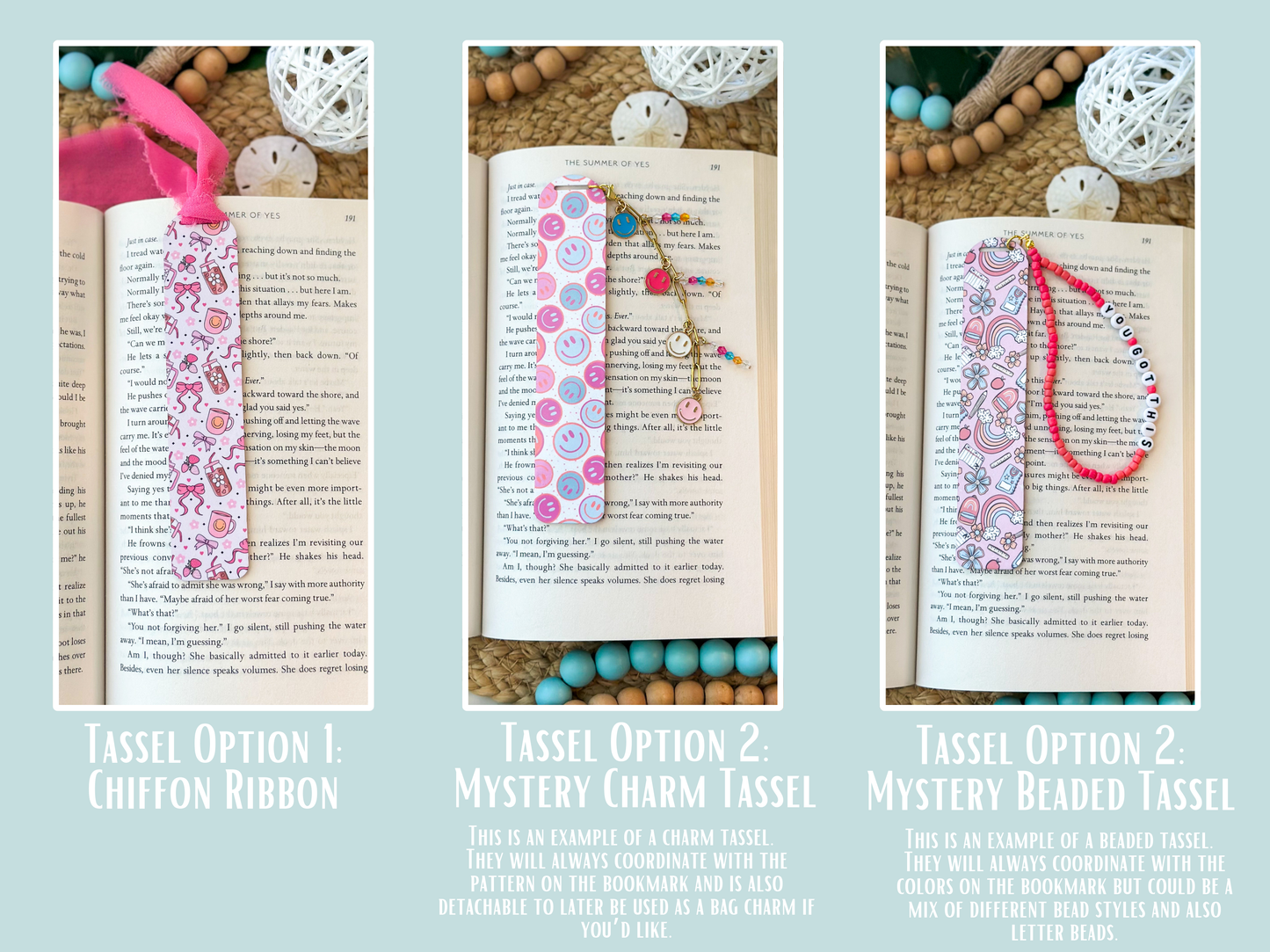 Acrylic Bookmarks- PATTERN SET ONE