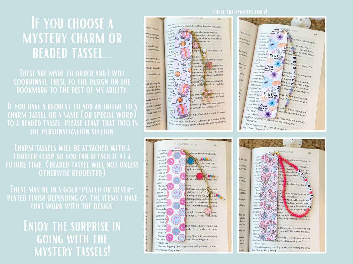 Acrylic Bookmarks- PATTERN SET ONE