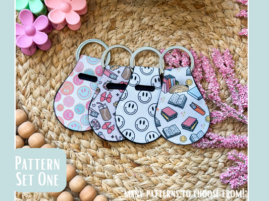 Coin Holder Keychain- PATTERN SET ONE