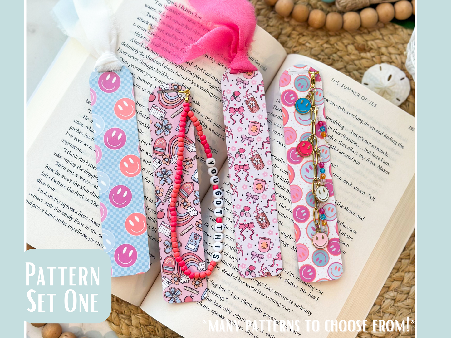 Acrylic Bookmarks- PATTERN SET ONE