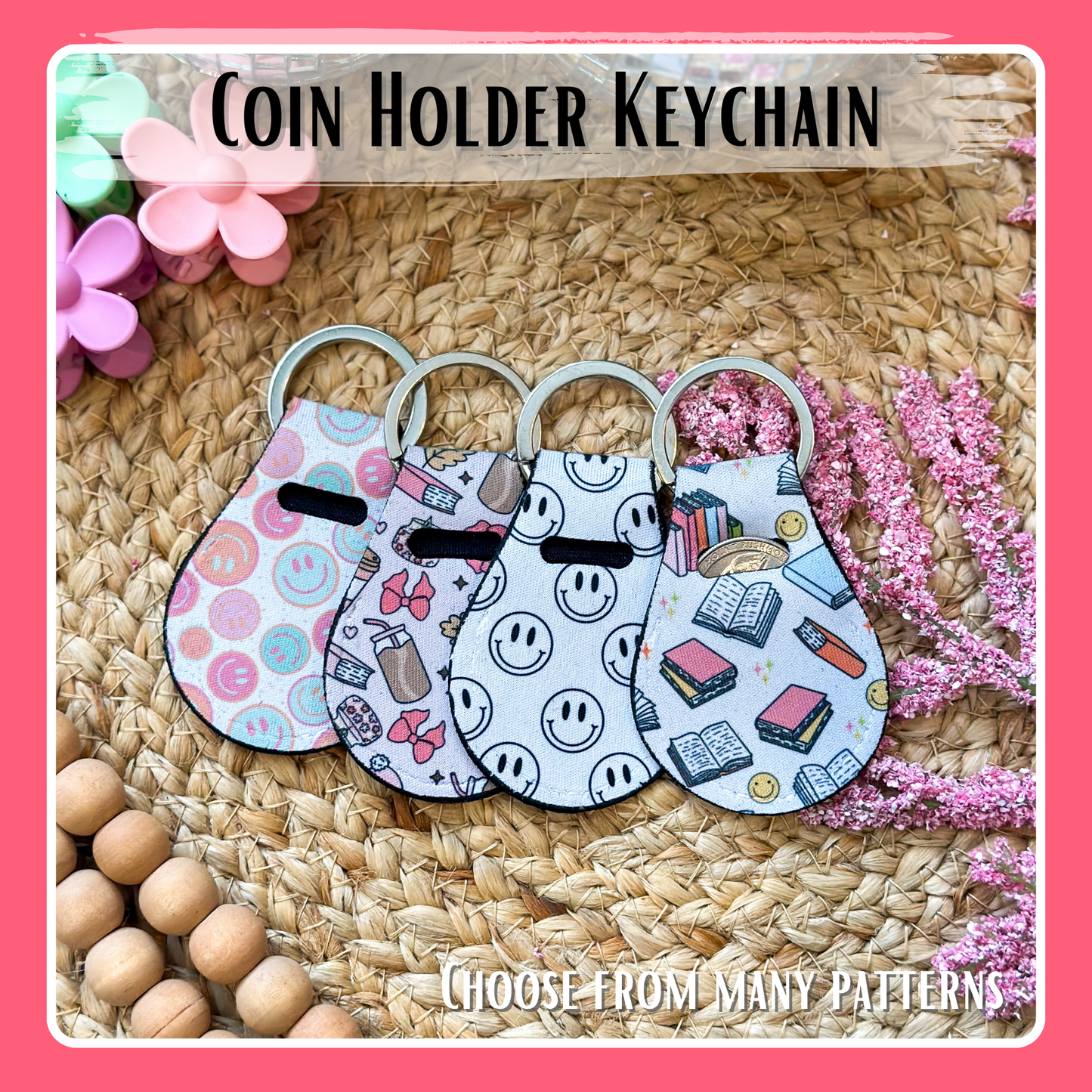 Coin Holder Keychain