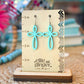 Cross Dangle Earrings