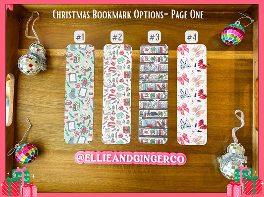 christmas bookmarks holiday bookmarks for readers booklover stocking stuffer