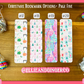 christmas bookmarks holiday bookmarks for readers booklover stocking stuffer