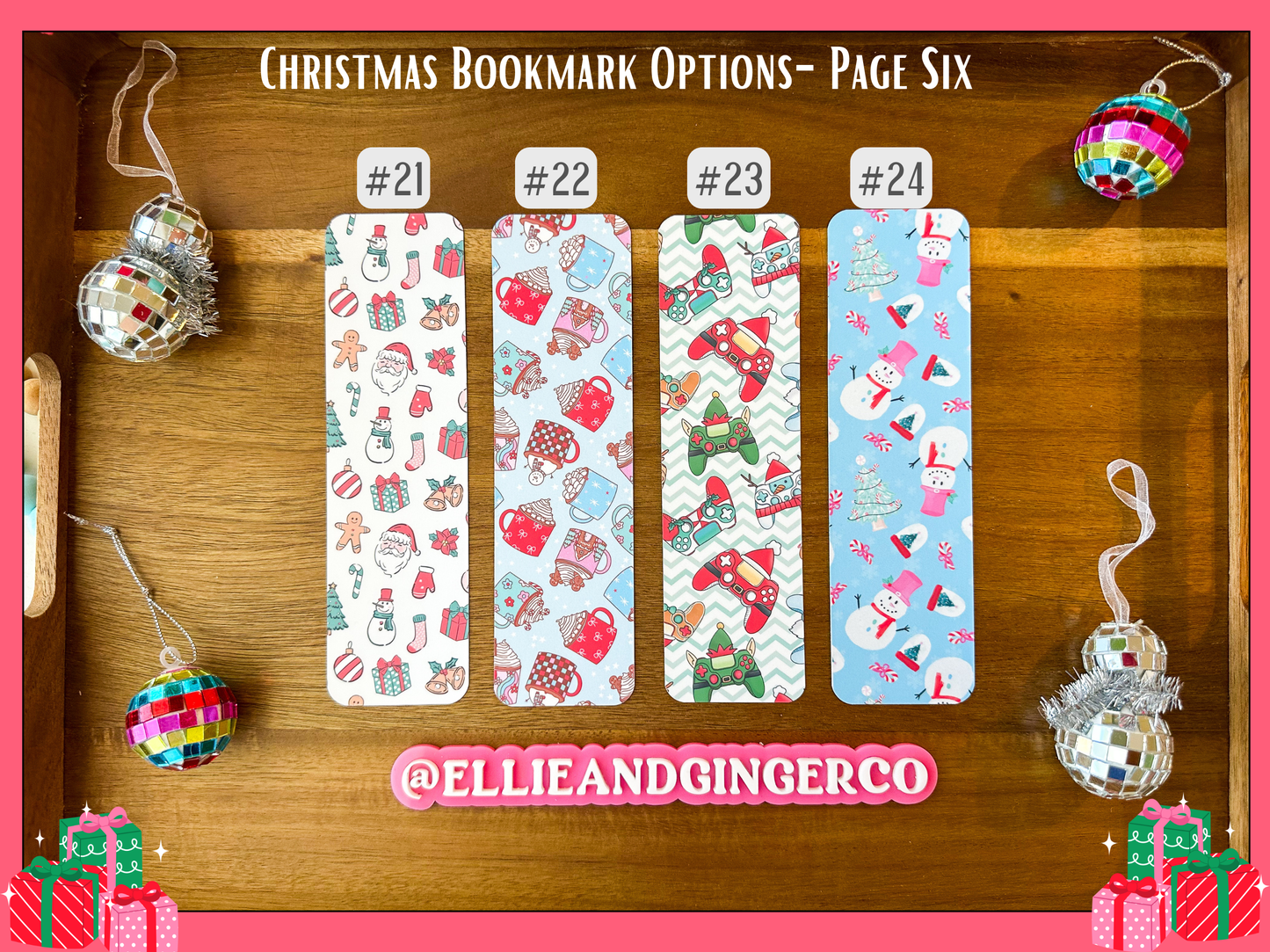 christmas bookmarks holiday bookmarks for readers booklover stocking stuffer