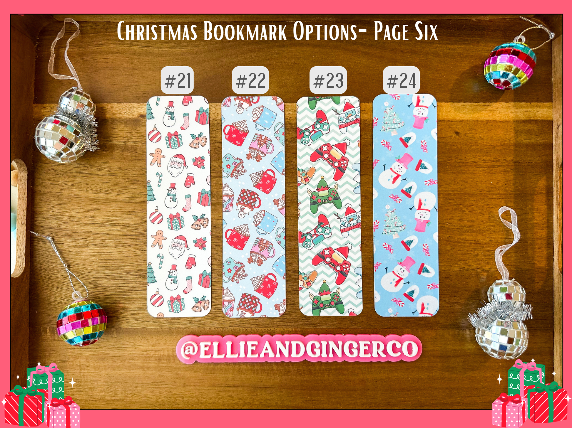 christmas bookmarks holiday bookmarks for readers booklover stocking stuffer