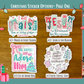 Christmas Sticker- Individual or Bundle