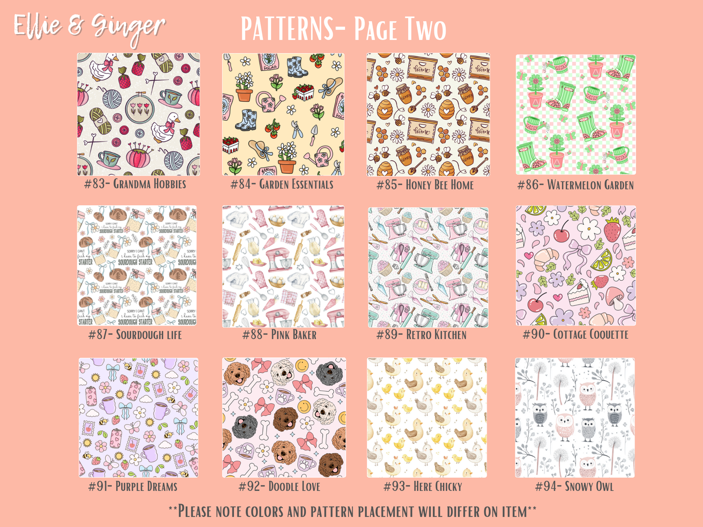 Acrylic Bookmarks- PATTERN SET TWO