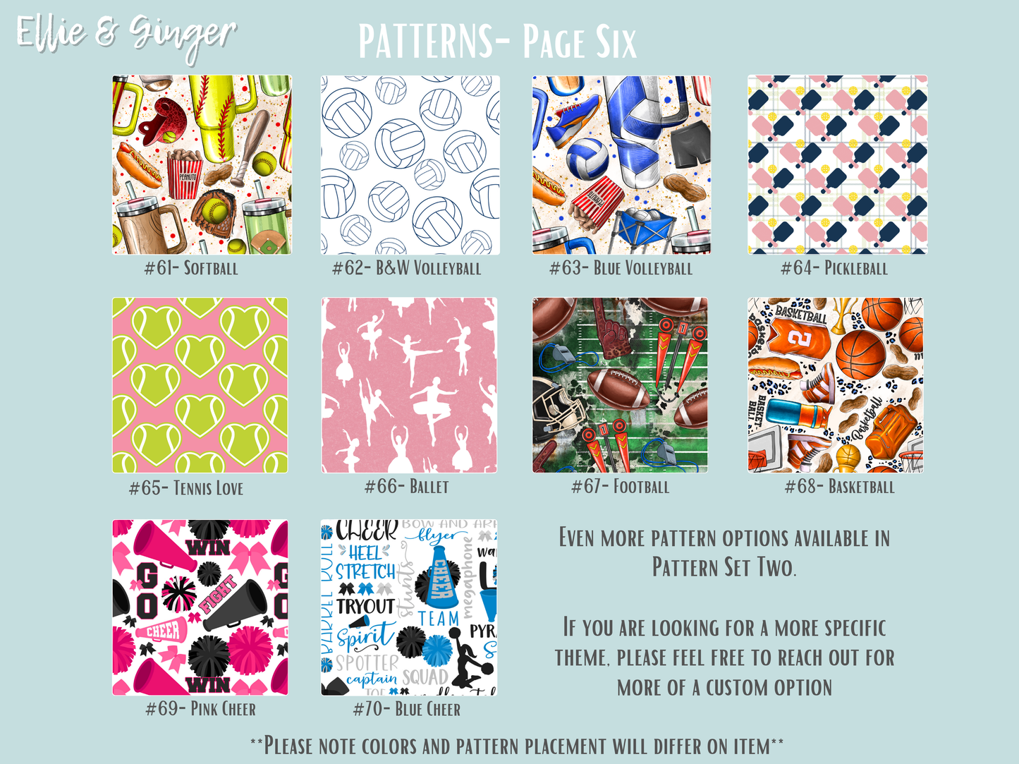 Acrylic Bookmarks- PATTERN SET ONE