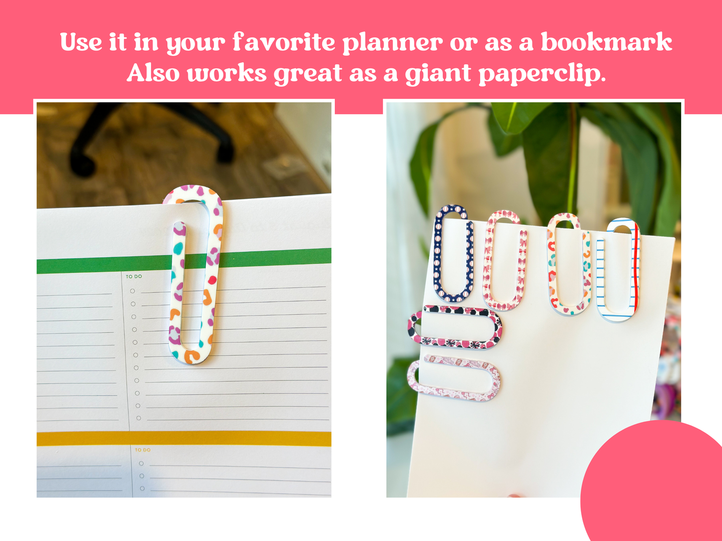 Jumbo Paperclip Bookmark