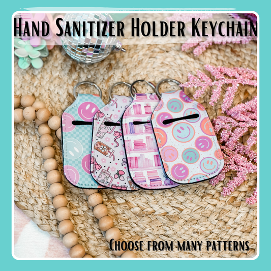 Hand Sanitizer Holder Keychain