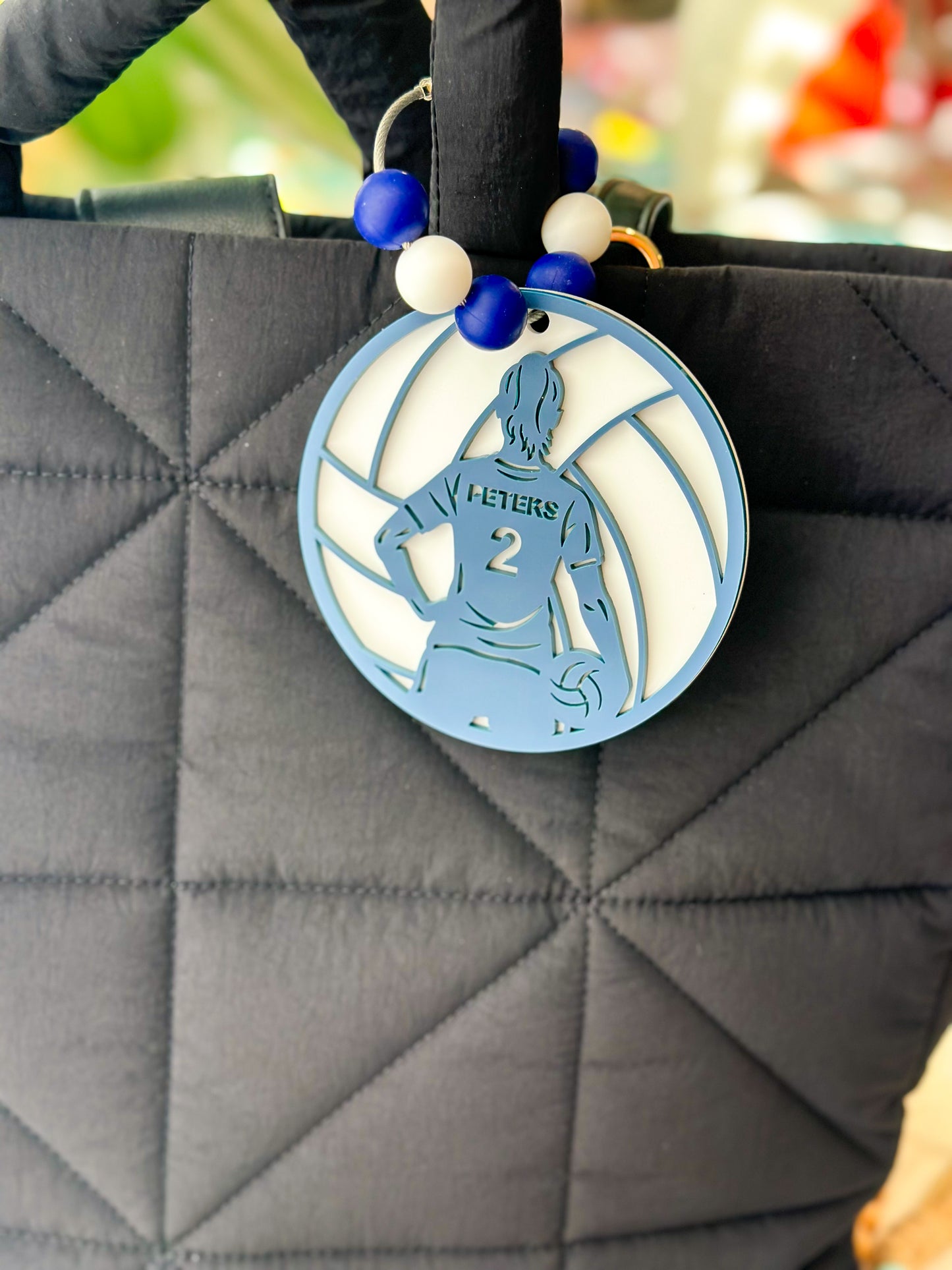 Volleyball Bag Tag- Custom