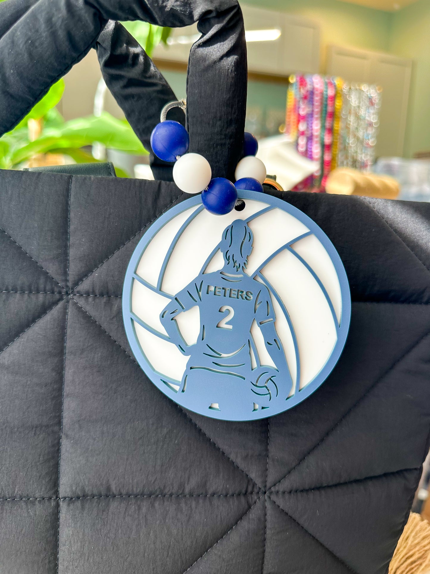 Volleyball Bag Tag- Custom
