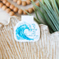 Magnetic Bookmark- Isaiah 43:2, Ocean Wave