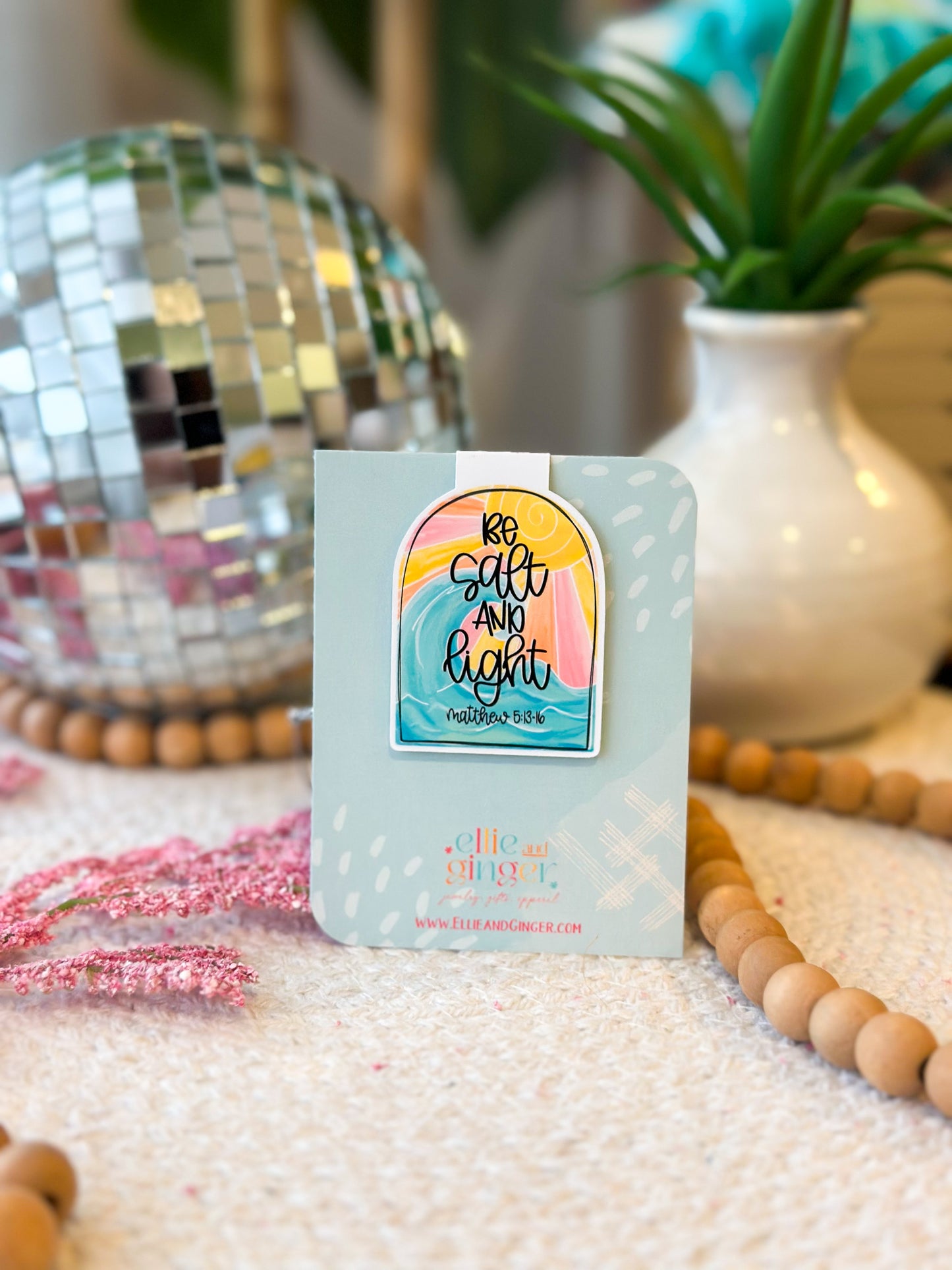 Magnetic Bookmark- Matthew 5:13-16, Be Salt and Light